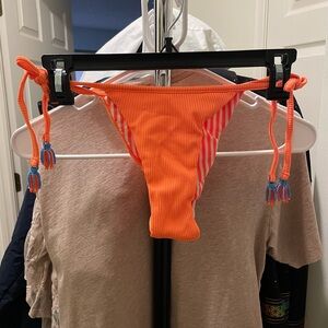 Maaji Vibrant Orange Reversible Bikini Bottom